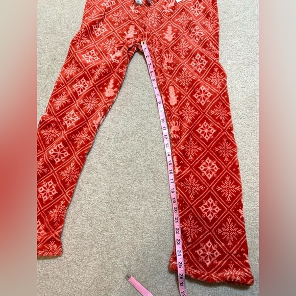 NWT NYC Underground Christmas Fleece Pajama Bottoms Women Medium - Picture 8 of 10